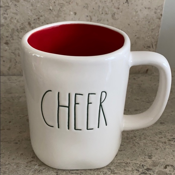 Rae Dunn: Have a cup of “Cheer” ceramic mugs. - Picture 2 of 5